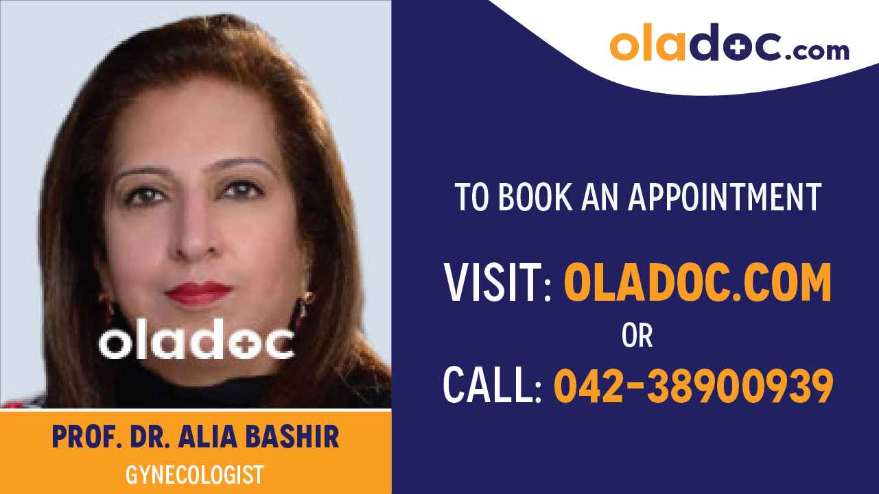 Book appointment with Dr.Alia Bashir-best Gynecologist in Lahore